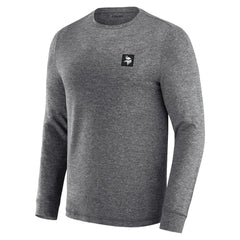 Minnesota Vikings J. Palmer Four Down Long Sleeve T-Shirt Heather Black