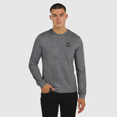 San Francisco 49ers J. Palmer Four Down Long Sleeve T-Shirt Heather Black