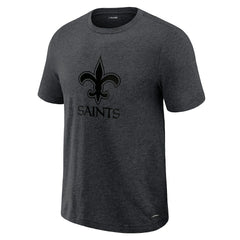 New Orleans Saints J. Palmer Players Lounge Tri-Blend T-Shirt Graphite