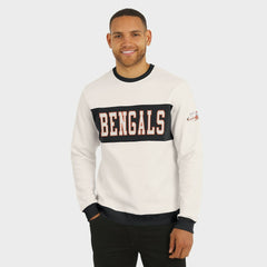 Fanatics Cincinnati Bengals Darius Rucker Collection Colorblock Pullover Sweatshirt Cream