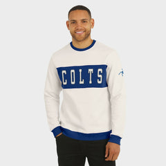 Fanatics Indianapolis Colts Darius Rucker Collection Colorblock Pullover Sweatshirt Cream