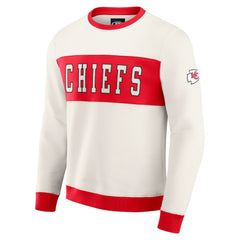 Fanatics Kansas City Chiefs Darius Rucker Collection Colorblock Pullover Sweatshirt Cream