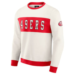 Fanatics San Francisco 49ers Darius Rucker Collection Colorblock Pullover Sweatshirt Cream