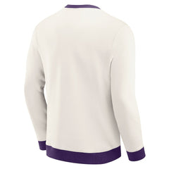 Fanatics Baltimore Ravens Darius Rucker Collection Colorblock Pullover Sweatshirt Cream