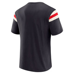 Fanatics Houston Texans Darius Rucker Collection Football Stripe Sleeve T-Shirt Navy