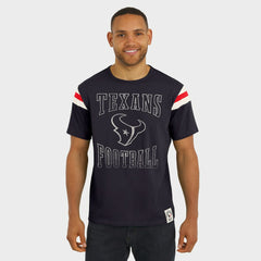 Fanatics Houston Texans Darius Rucker Collection Football Stripe Sleeve T-Shirt Navy