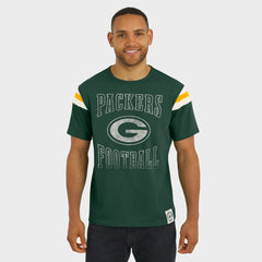 Fanatics Green Bay Packers Darius Rucker Collection Football Stripe Sleeve T-Shirt Green