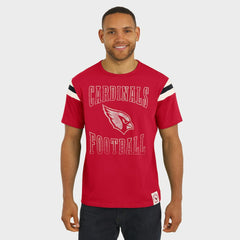 Fanatics Arizona Cardinals Darius Rucker Collection Football Stripe Sleeve T-Shirt Cardinal