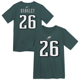 Nike Saquon Barkley Philadelphia Eagles Preschool Player Name & Number T-Shirt Midnight Green