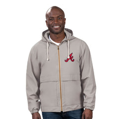Atlanta Braves G-III Sports by Carl Banks Full-Zip Rain Jacket - Gray - MLB Online