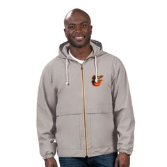 Baltimore Orioles G-III Sports by Carl Banks Full-Zip Rain Jacket - Gray - MLB on Sale