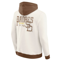 San Diego Padres Darius Rucker Collection by Fanatics Men's Polar Fleece Full-Zip Hoodie - Cream - Fanatics Lifestyle