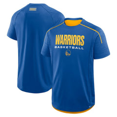 Golden State Warriors Inbound Pass Play Practice T-Shirt for sale Royal | Fanatics US