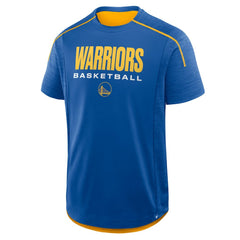 Golden State Warriors Inbound Pass Play Practice T-Shirt for sale Royal | Fanatics US