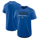 Dallas Mavericks Inbound Pass Play Practice T-Shirt for sale Blue | Fanatics US