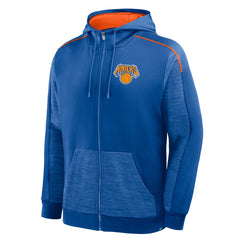 New York Knicks Back Door Cut Play Defender Full-Zip Hoodie Blue | Fanatics Near Me