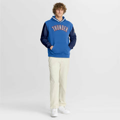 Oklahoma City Thunder Half Court Shot Clock Fastbreak Hoodie Blue/Navy | Fanatics Lifestyle