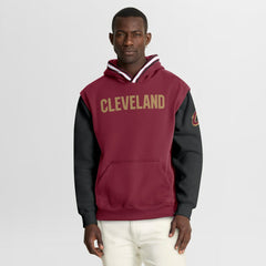 Cleveland Cavaliers Half Court Shot Clock Fastbreak Hoodie for sale Wine/Black | Fanatics US
