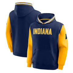 Indiana Pacers Half Court Shot Clock Fastbreak Hoodie Navy/Gold | Fanatics Lifestyle