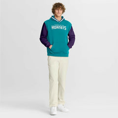 Charlotte Hornets Half Court Shot Clock Fastbreak Hoodie Teal/Purple | Fanatics for sale