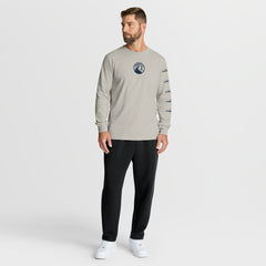 Minnesota Timberwolves Crossover Collection Ball Screen Action Premium Long Sleeve T-Shirt Cream | Fanatics online