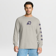 Phoenix Suns Crossover Collection Ball Screen Action Premium Long Sleeve T-Shirt Cream | Fanatics Lifestyle