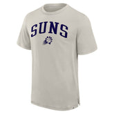 Phoenix Suns Crossover Collection Pull Up Jumper Shot Premium T-Shirt Cream | Fanatics