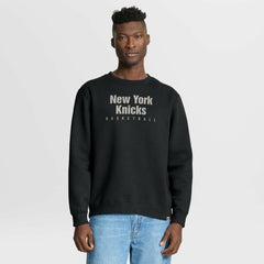 New York Knicks Crossover Collection Defensive Rotation Drill Premium Pullover Sweatshirt Black | Fanatics US