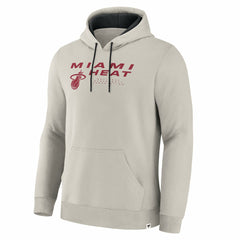 Miami Heat Crossover Collection Blocked Shot Premium Pullover Hoodie Off White | Fanatics online
