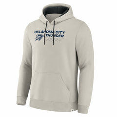 Oklahoma City Thunder Crossover Collection Blocked Shot Premium Pullover Hoodie Off White | Fanatics US