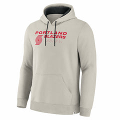 Portland Trail Blazers Crossover Collection Blocked Shot Premium Pullover Hoodie Off White | Fanatics outlet