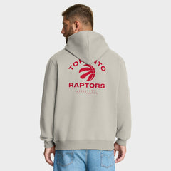 Toronto Raptors Crossover Collection Blocked Shot Premium Pullover Hoodie Off White | Fanatics Near Me