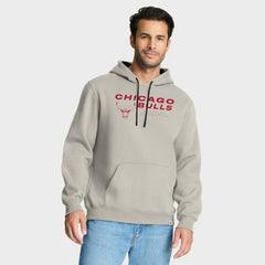 Chicago Bulls Crossover Collection Blocked Shot Premium Pullover Hoodie Off White | Fanatics