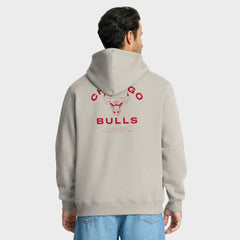 Chicago Bulls Crossover Collection Blocked Shot Premium Pullover Hoodie Off White | Fanatics