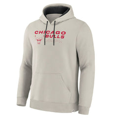 Chicago Bulls Crossover Collection Blocked Shot Premium Pullover Hoodie Off White | Fanatics