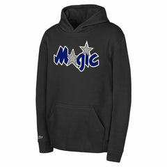 Orlando Magic Preschool Retro Logo Pullover Hoodie Black | Mitchell & Ness Lifestyle
