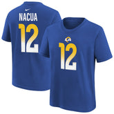 Nike Puka Nacua Los Angeles Rams Youth Player Name & Number T-Shirt Royal