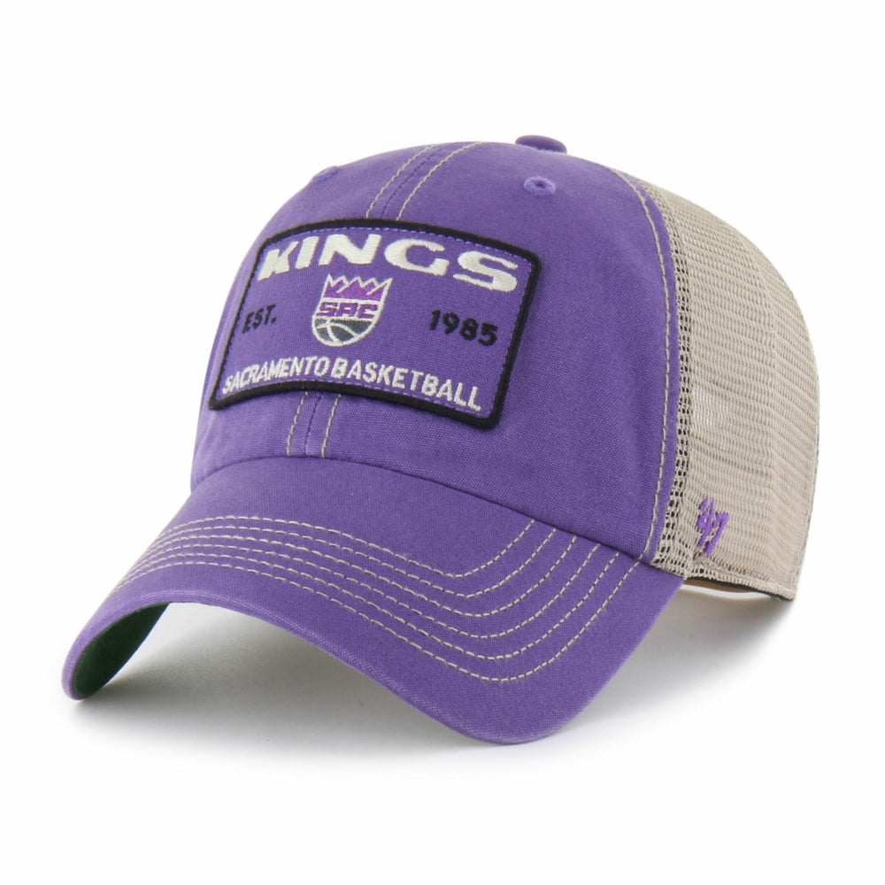 Sacramento Kings '47 Wabash Patch Clean Up Adjustable Hat Purple/Tan | 47 brand online