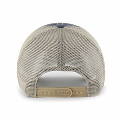 Memphis Grizzlies '47 Wabash Patch Clean Up Adjustable Hat Navy/Tan | 47 brand US