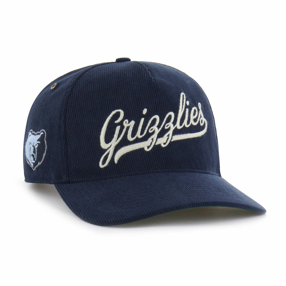Memphis Grizzlies '47 Golden Age Relaxed Corduroy Hitch Adjustable Hat Navy | 47 brand outlet