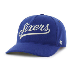 Philadelphia 76ers '47 Golden Age Relaxed Corduroy Hitch Adjustable Hat Royal | 47 brand US