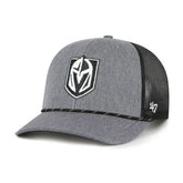 Vegas Golden Knights '47 Carbon Rope Trucker Adjustable Hat - Gray - NHL 202801594