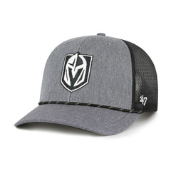 Vegas Golden Knights '47 Carbon Rope Trucker Adjustable Hat - Gray - NHL 202801594