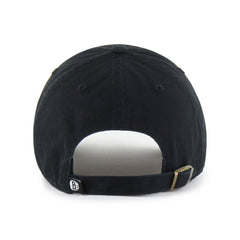 Brooklyn Nets '47 Core Logo Clean Up Adjustable Hat Black | 47 brand US