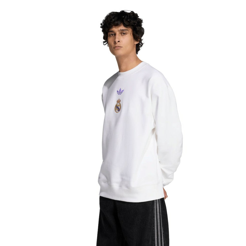 Real Madrid Lifestyler Sweatshirt White - Adidas sale