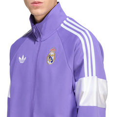 Real Madrid Lifestyler Full-Zip Track Jacket Purple - Adidas