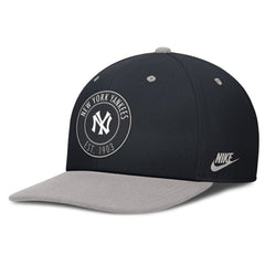 New York Yankees Nike Cooperstown Collection Pro Dri-FIT Snapback Hat - Navy/Gray - Nike Online