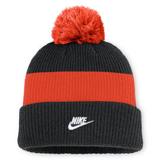 San Francisco Giants Nike Cooperstown Collection Peak Standard Cuffed Knit Hat with Pom - Black/Orange - Nike Online