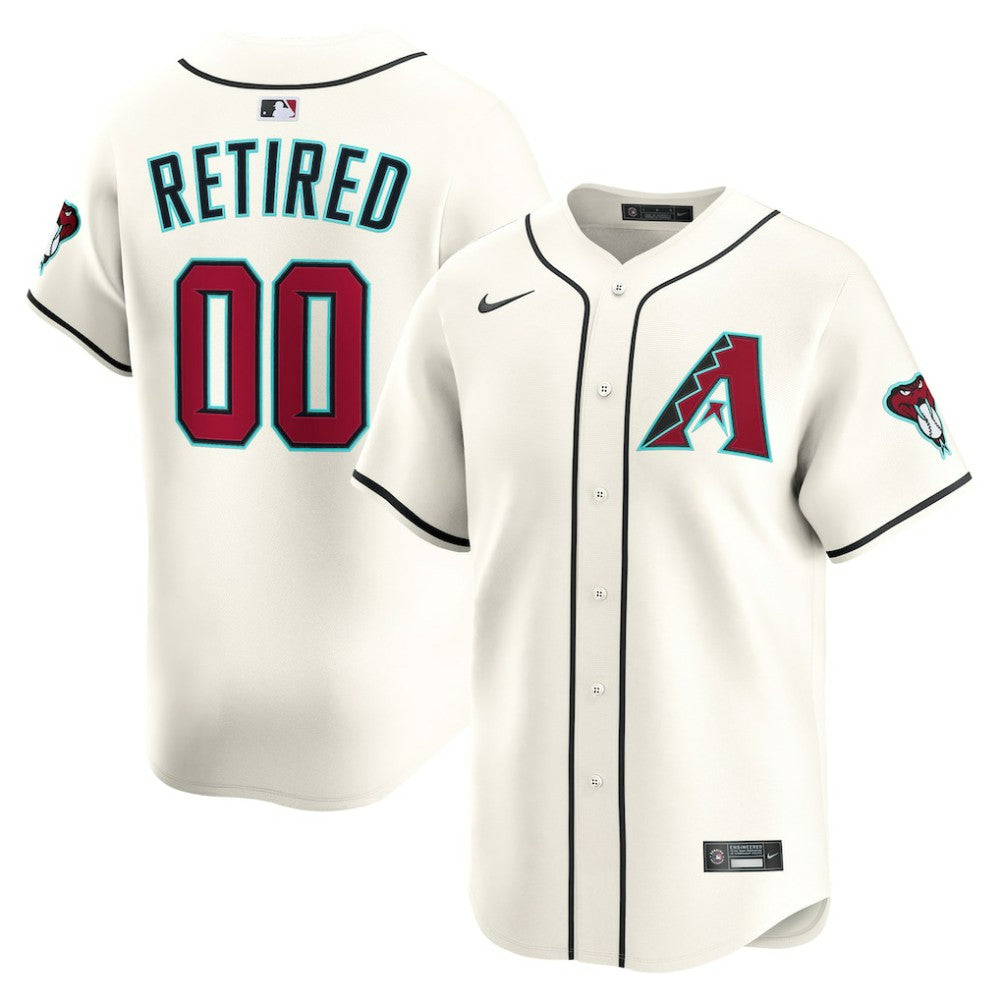 Arizona Diamondbacks Nike Home Limited Pick-A-Player Retired Roster Jersey - Cream - Nike Lifestyle