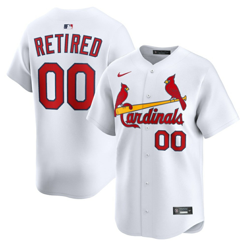 St. Louis Cardinals Nike Home Limited Pick-A-Player Retired Roster Jersey - White - Nike Discount